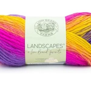 Lion Brand Landscape Yarn Fiesta 10 NWT Skeins